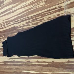 Windsor turtleneck bodycon sleeveless sweater dress